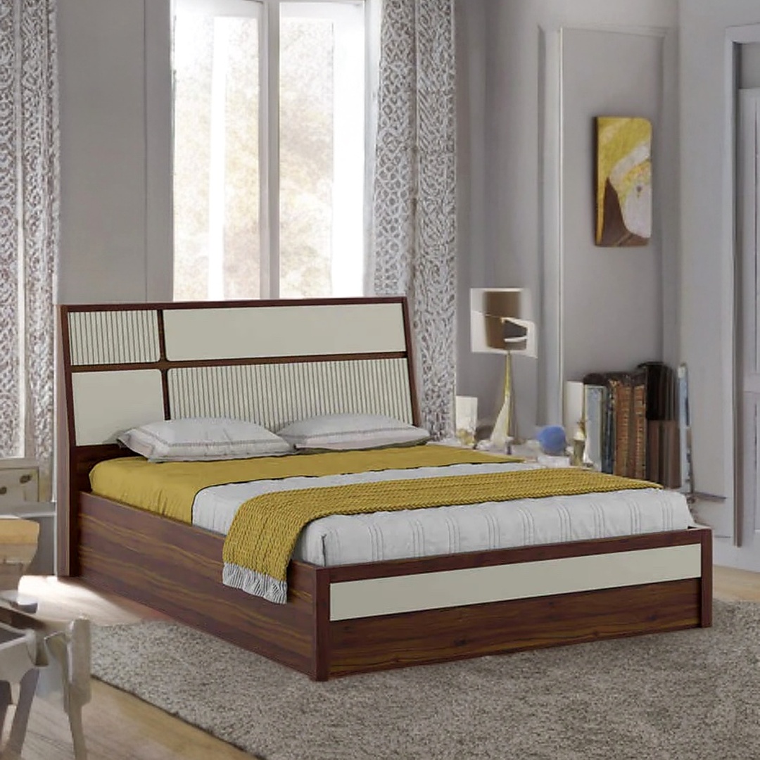 Kosmo Pristine Queen Size Bed with Hydraulic Storage