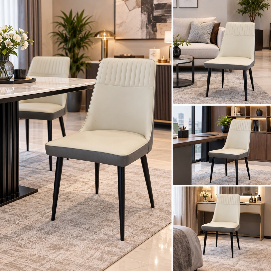Modern Two-Tone Dining Chair  Product Code: RHCH00226