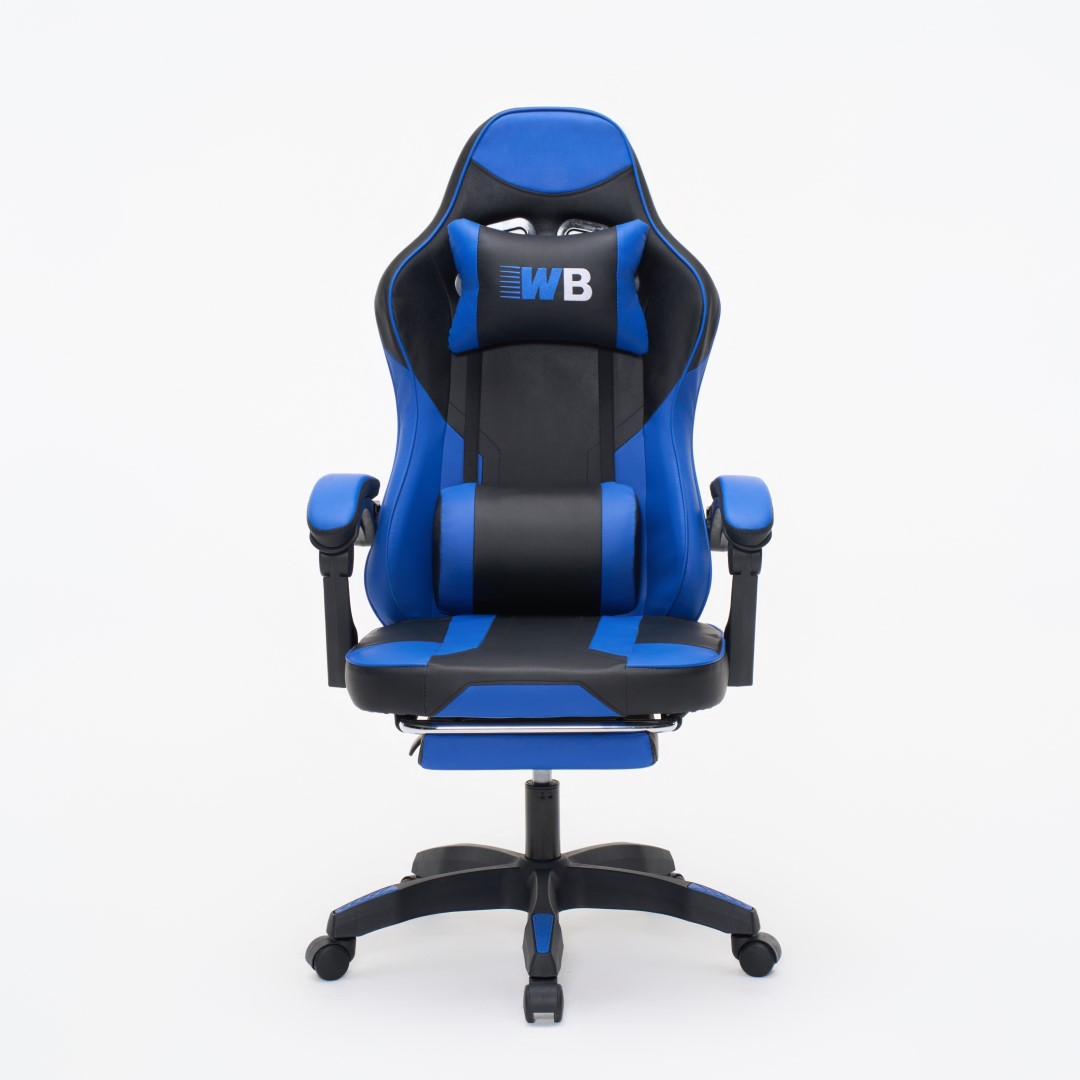 GAMING CHAIR BLACK AND BLUE
