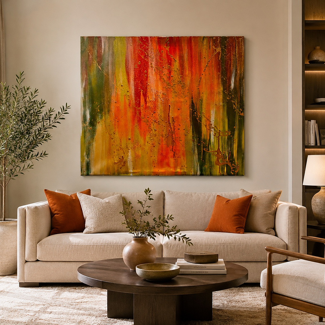 Autumn Glow Abstract