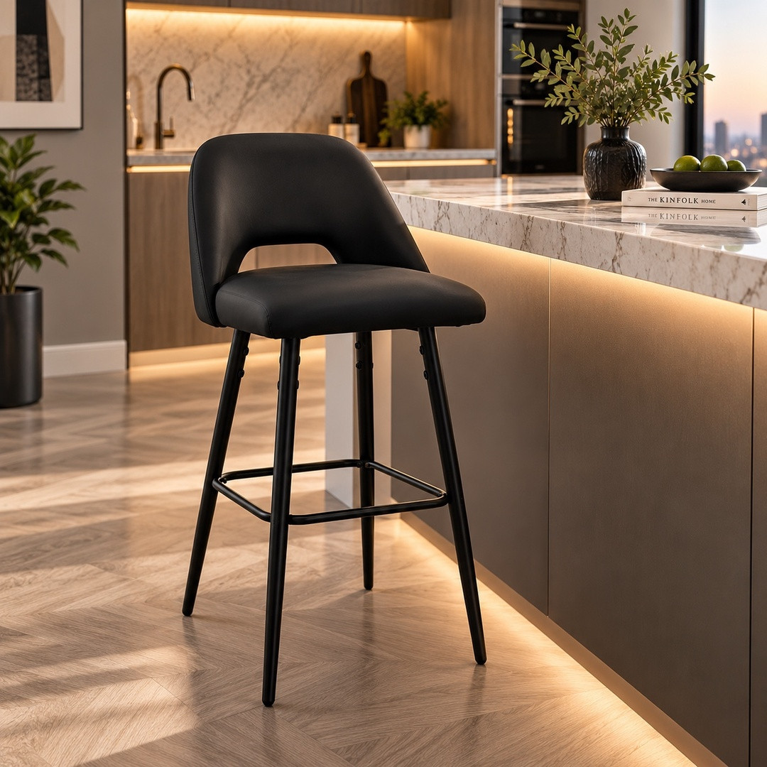 Noir Modern Bar Stool Chair   Product Code: RHCH00275