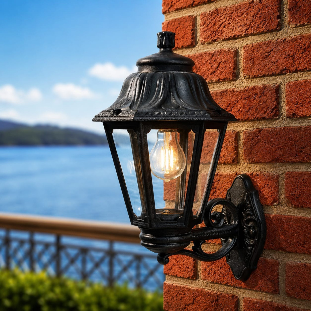 Fumagalli E22.131 Hexagonal Outdoor Wall Lantern (Reversible E27 / LED Series)